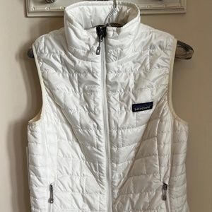 Patagonia Nano Puff Vest, Small, Birch white